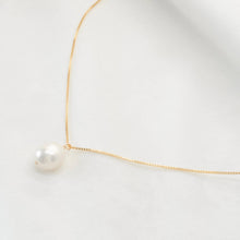  Single Pearl Baroque Necklace: 20"