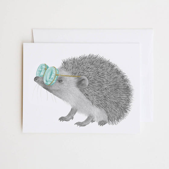 Whitby Valentine European Hedgehog Note Card