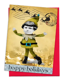  Elves Greeting Card