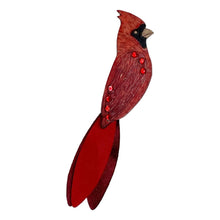  Cardinal Brooch