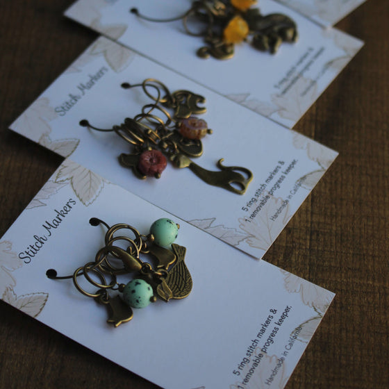 Animal Family Stitch Marker Sets