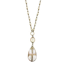  Small Metal Circle and Round Crystal, Teardrop Pendant