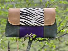  Leather Bag Vintage Style Zebra