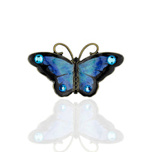  Psyche Blue  Butterfly Brooch